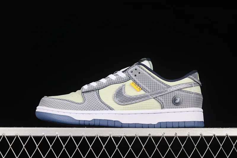 All categories Nk SB Dunk Series Nk SB Dunk Low low-top sneakers F version Unlon x Nk SB Dunk Low joint model dark blue green SB smashed backboard fashion casual sneakers DJ9649-401